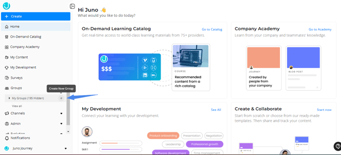 Groups - Create