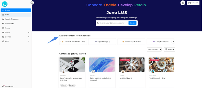 explore channels