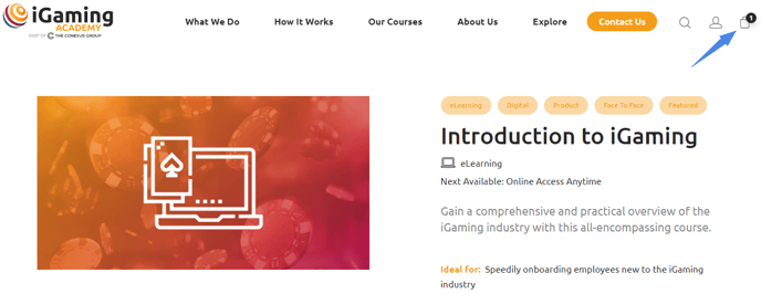 igaming go to cart