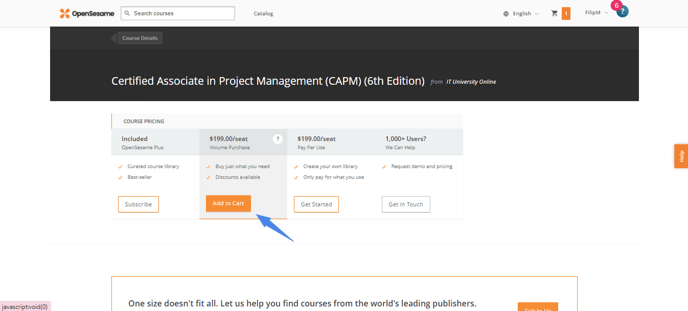 opensesame add to cart